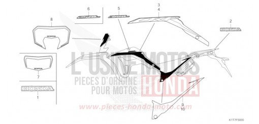MARQUE/RAYURE (CRF250L/LA,CRF300L/LA) CRF300LAP de 2023
